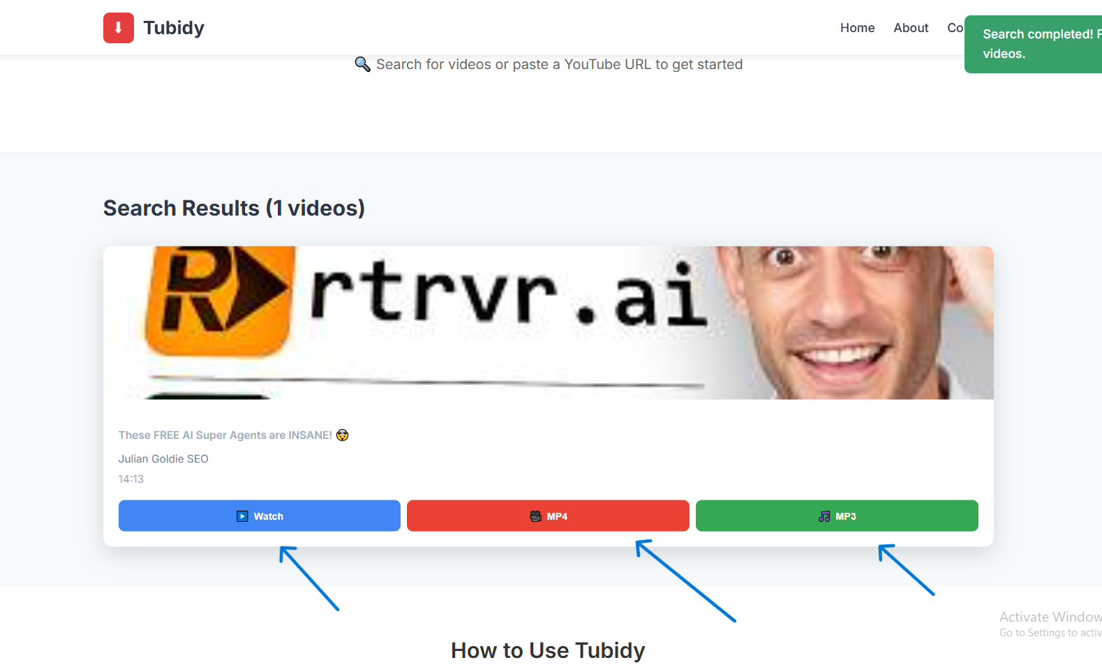 y2mate, y2mate mp3, y2mate mp4, y2mate youtube downloder, youtube downloder, youtube downlod - Step 2: Choose Format MP4 or MP3